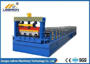 PLC Control Floor Deck Roll Forming Machine , 15000KGS Automatic Roll Forming Machine