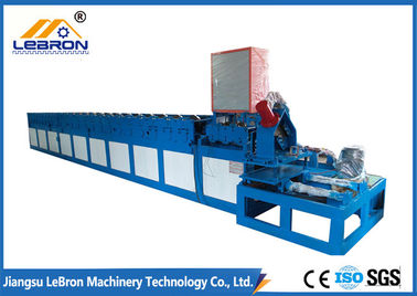 Yellow Blue color  High strength smooth straight door frame cold roll forming machine automatic type PLC system control