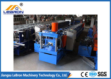 High Efficiency Steel Door Frame Making Machines For Garage Door Guide Rail