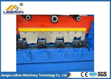 PLC Control Floor Deck Roll Forming Machine , 15000KGS Automatic Roll Forming Machine