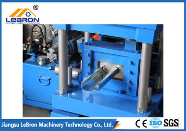 High Efficiency Steel Door Frame Making Machines For Garage Door Guide Rail