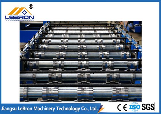 IBR Sheet Roll Former Double Layer Deck Roll Forming Machine 10 Tons