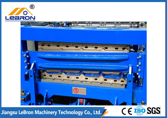 IBR Sheet Roll Former Double Layer Deck Roll Forming Machine 10 Tons